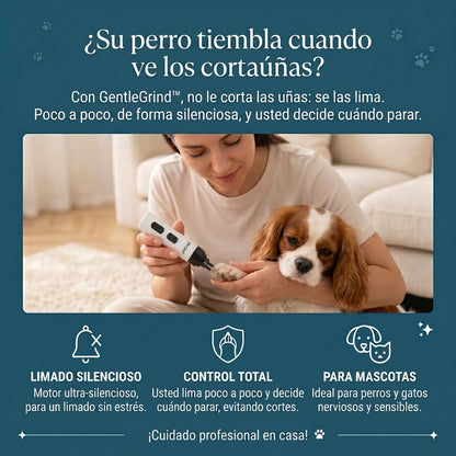 Zivont™ GentleGrind Limador Eléctrico para Mascotas