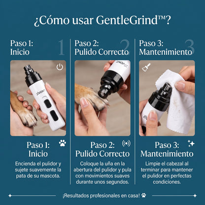 Zivont™ GentleGrind Limador Eléctrico para Mascotas